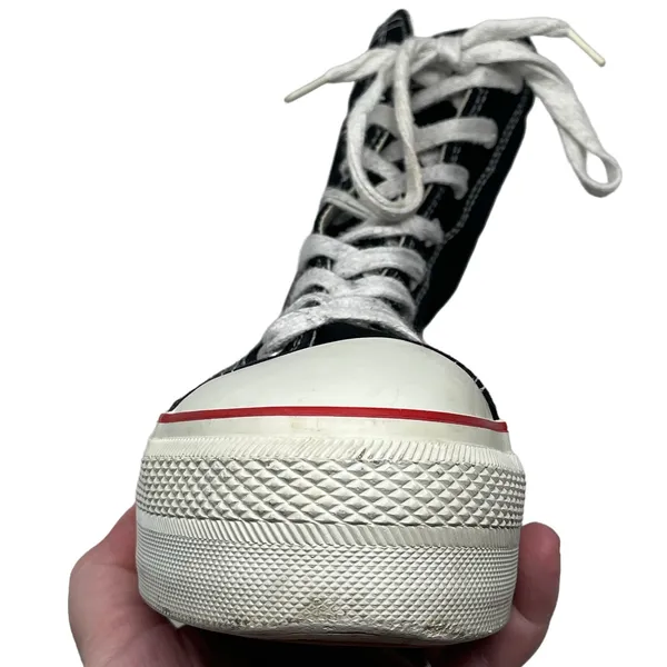 Vintage Y2K Nana Black Platform Sneakers Women’s Size 9 Goth Grunge - Image 9
