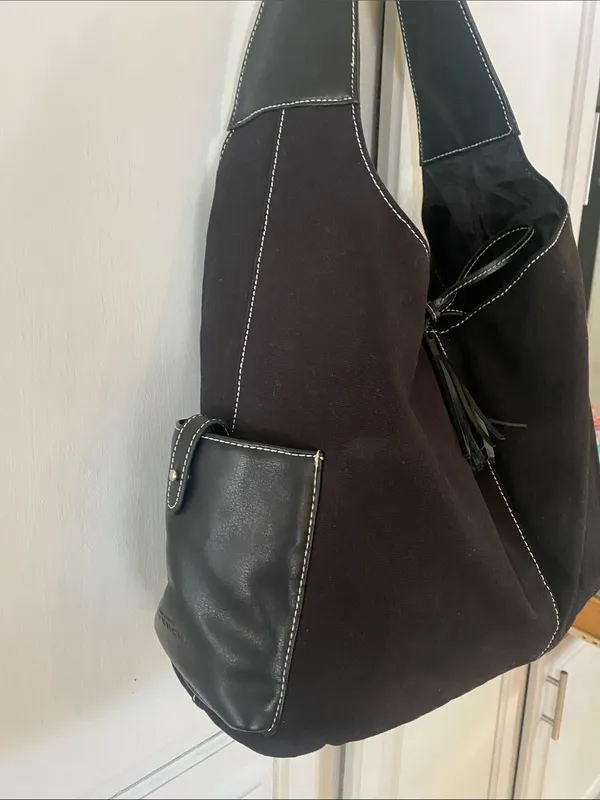GIVENCHY PARFUMS LADIES vintage LARGE CANVAS BAG - Image 3