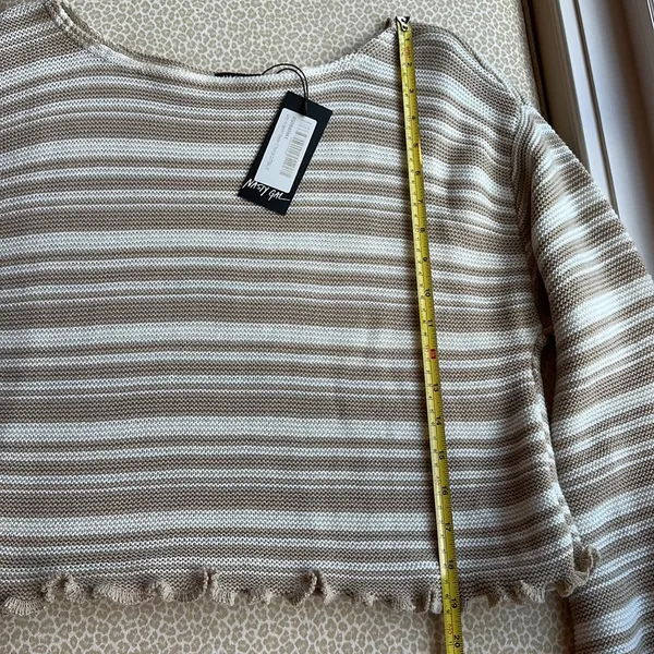 NWT Nasty Gal Jump Into Bed Frill Sweater - Image 4