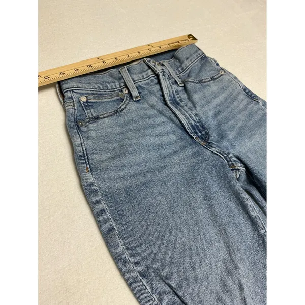 Madewell The Perfect Vintage Jeans Womens 24 HighRise Straight Distressed DM5592 - Image 6