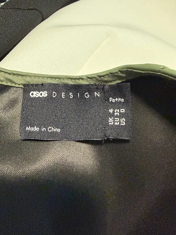 Olive Green ASOS Dress - Image 3