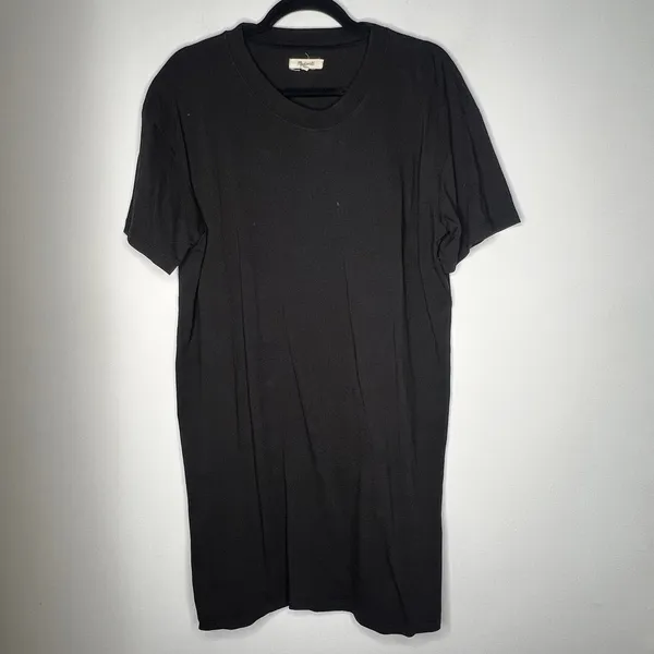 Madewell Black T-shirt Mini Dress Size Large - Image 2
