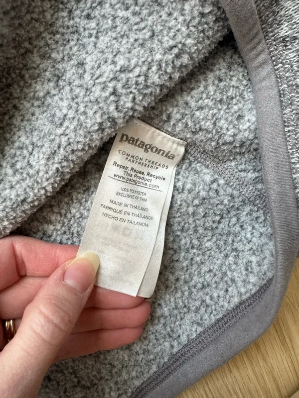 Patagonia Gray Better Sweater 1/4 zip - Image 3