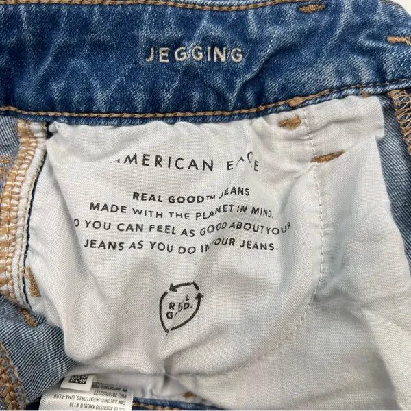 American Eagle Distressed Skinny Jeans, Size: 4 Regular - Image 7
