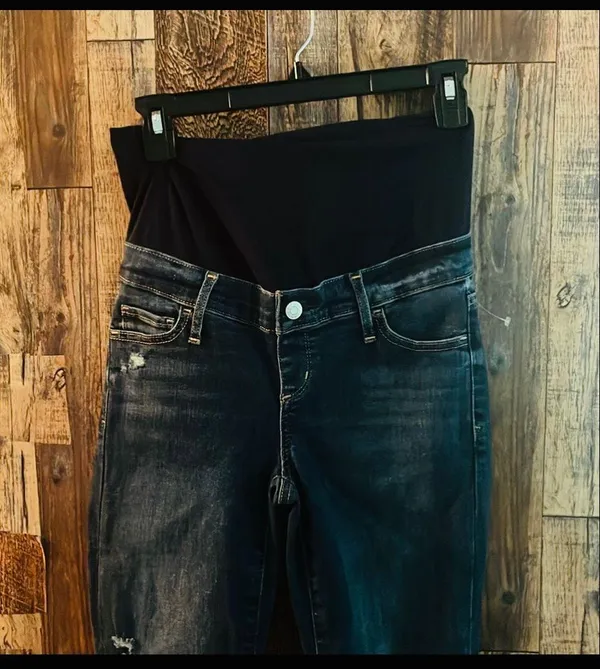 Gap NWT s women's maternity blue jeans size 25 Rm31 - Image 3
