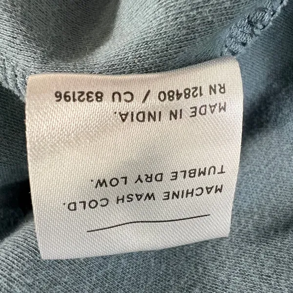 Pact Organic‎ Cotton Airplane Cardigan Sweater Slate Blue Women's Size M / L - Image 6