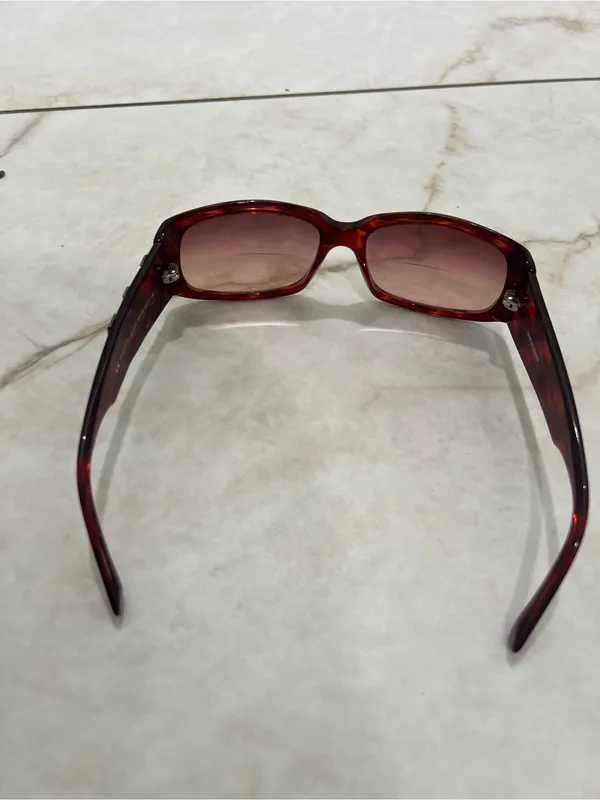 Giorgio Armani Red Tortoiseshell Sunglasses - Image 3