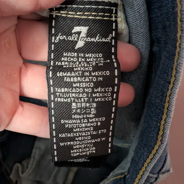 7 For All Mankind Dojo Jeans W32 Medium Wash - Image 6
