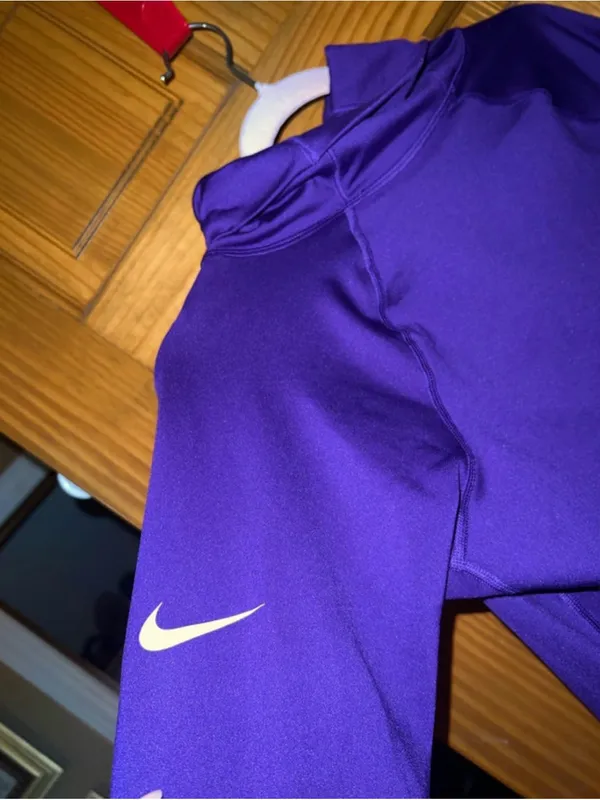 Nike Purple Cowl Neck Dri-FIT Women's Pullover - Image 6