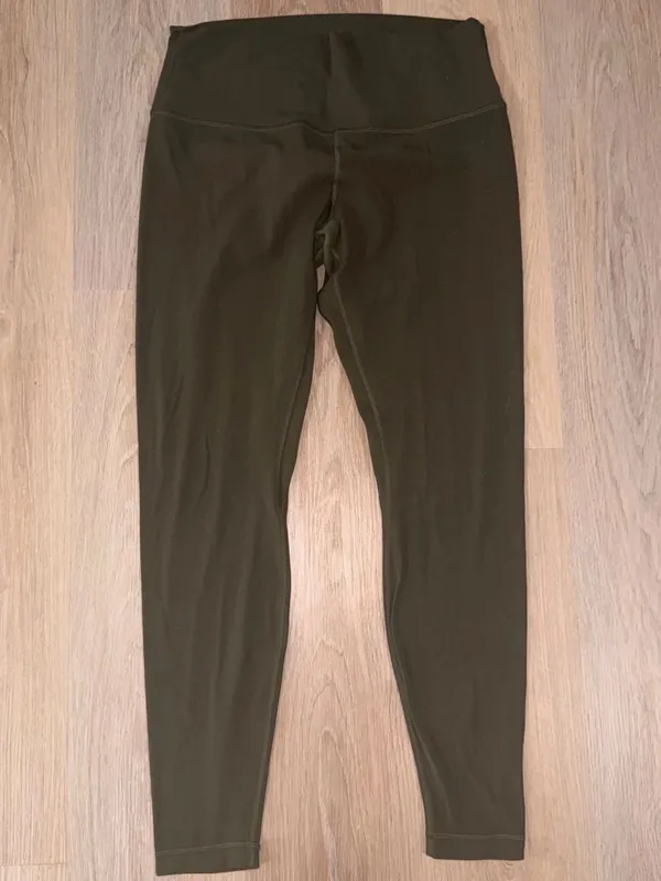 Lululemon Align Pant 28" - $98 - Dark Olive - Size 12 - Image 3
