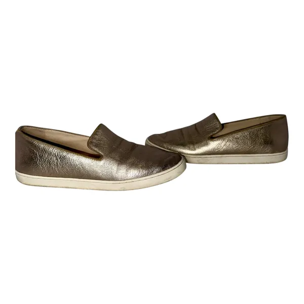 Birdies The Swift Metallic‎ Gold Slip On Sneakers Women's Size 8.5 - Image 2