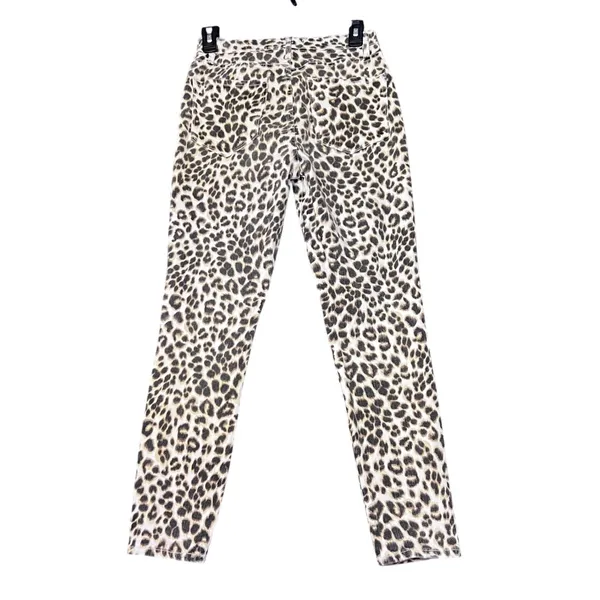 Frame‎ Womens Size 27 Ali High Rise Cigarette Leopard Print Jeans Trendy Chic - Image 3
