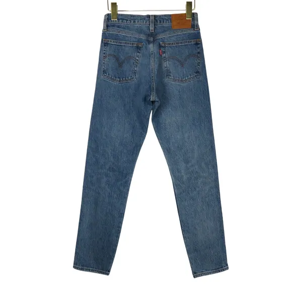Levi's Wedgie High Rise Straight Leg Jeans Dark Wash Size 25 NWT - Image 3