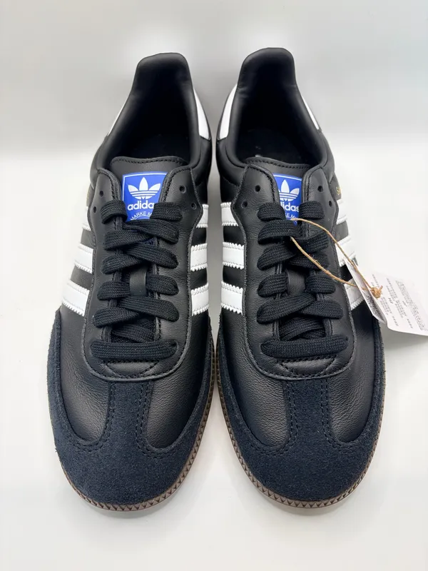 Adidas Samba OG IG9031 Black White Gum Leather Suede Sneakers Men 7.5 Women 8.5 - Image 3