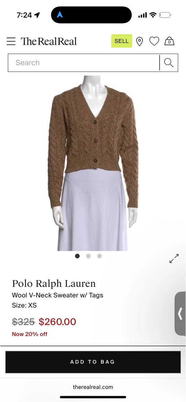 Polo Ralph Lauren Cardigan Wool Blend - Image 4