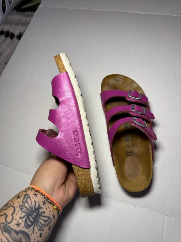 Birkenstock Florida Pink Sandals Excellent condition - Image 4