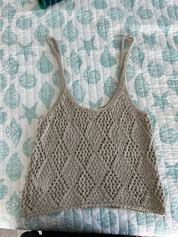 Vintage Knitted Tank Top - Image 2