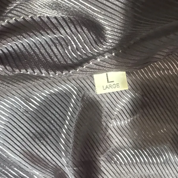 Women’s Dark Brown Leather Blazer Jacket Size L - Image 6