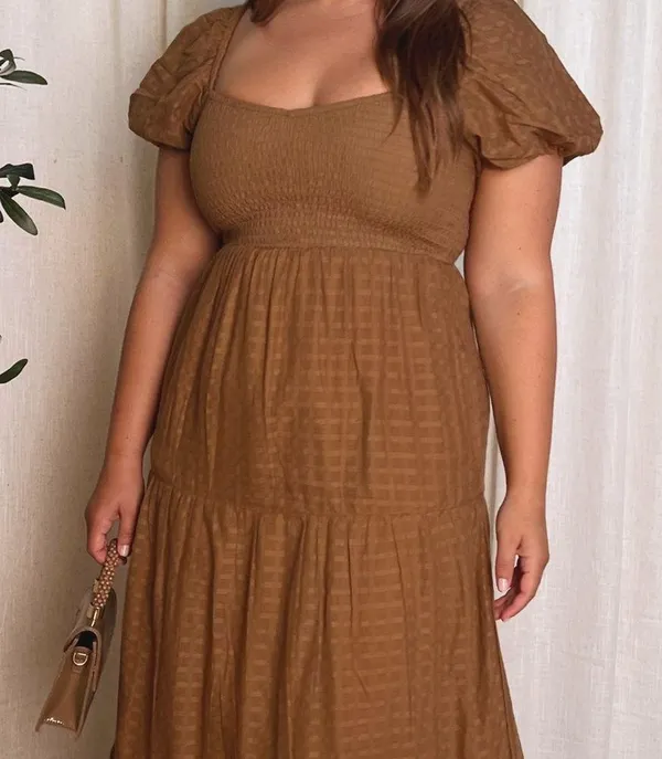 SHOW ME YOUR MUMU Joanna Maxi Dress In Brown - Image 6