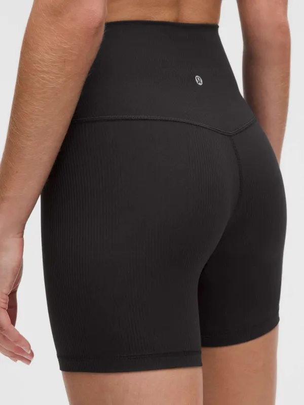 NWT Lululemon Align High-Rise Ribbed Short 6" Size 4 - Image 2