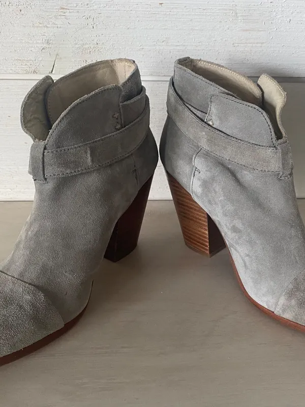 Rag & Bone New York Harrow Women’s Suede Ankle Boots Size 7.5 Made in Italy - Image 7