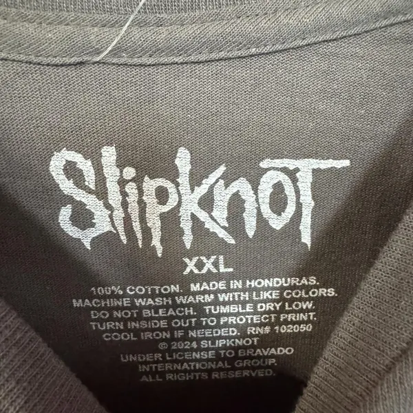 Slipknot Self-Titled Album Cover Heavy Metal Band Tee XXL - Image 4