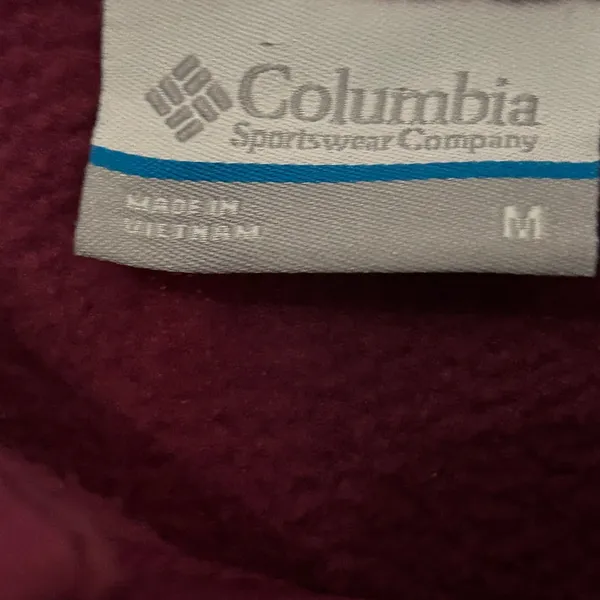 Columbia Maroon Fleece Outerwear - Image 4