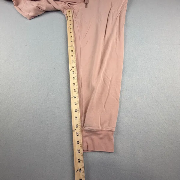 Athleta Womens Dusty Rose Pink French Terry Jogger Sweatpants Size Large L - Image 9