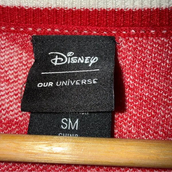 disney lilo‎ stitch Red Button Down Knit Cardigan Boxlunch Small - Image 3
