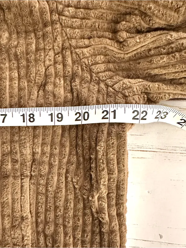 Woolrich Short Jacket Womens L Brown Full Zip Wide Corduroy Pockets 100% Cotton - Image 10