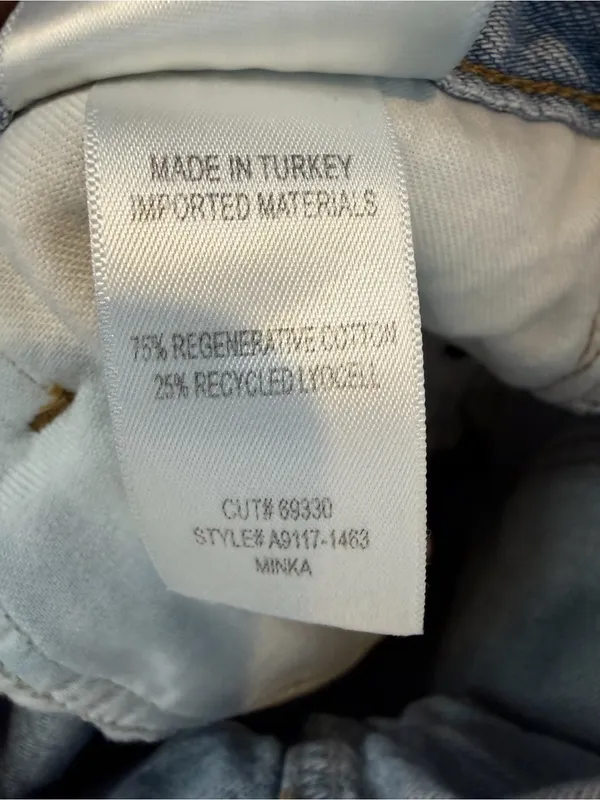 AGOLDE Minka Cargo Jeans in Realm‎ Light Blue Size 26 - Image 9