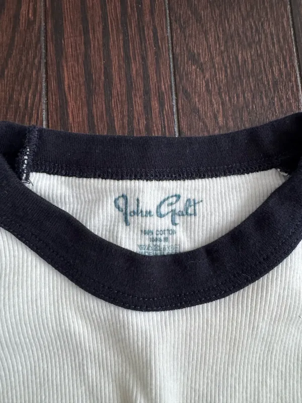 John Galt Baseball Crop Top - Image 3