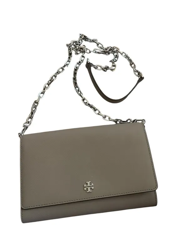 Tory Burch Robinson Chain Wallet in French Gray NWOT - Image 2