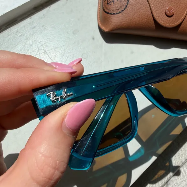 Ray-Ban Corrigan Bio-Based Blue Sunglasses - Image 4