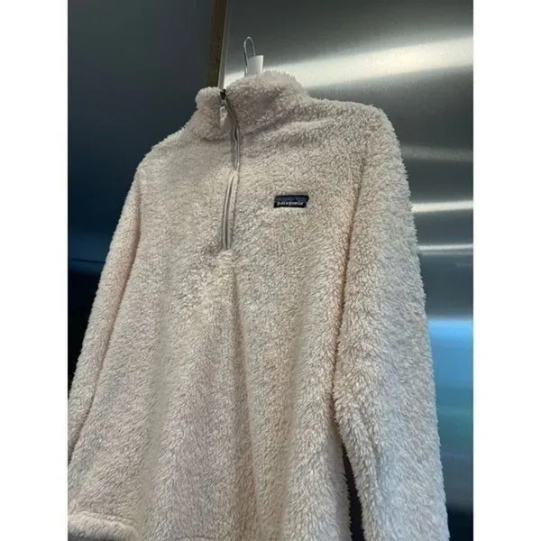 Patagonia Los Gatos Half Zip‎ Pullover Size medium cream - Image 2