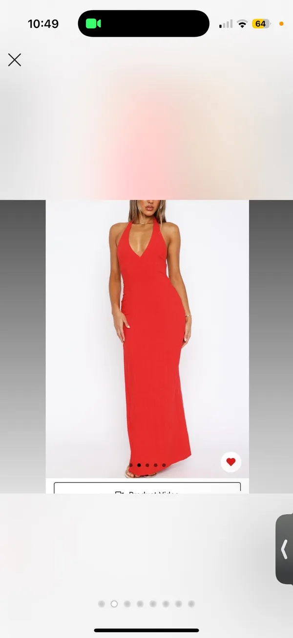 White Fox Boutique Maxi Red Dress - Image 3
