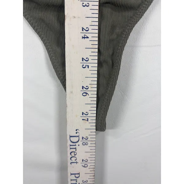 Urban Outfitters Out from Under Cowl‎ Neck Ribbed Bodice Olive Green Small NWT - Image 7
