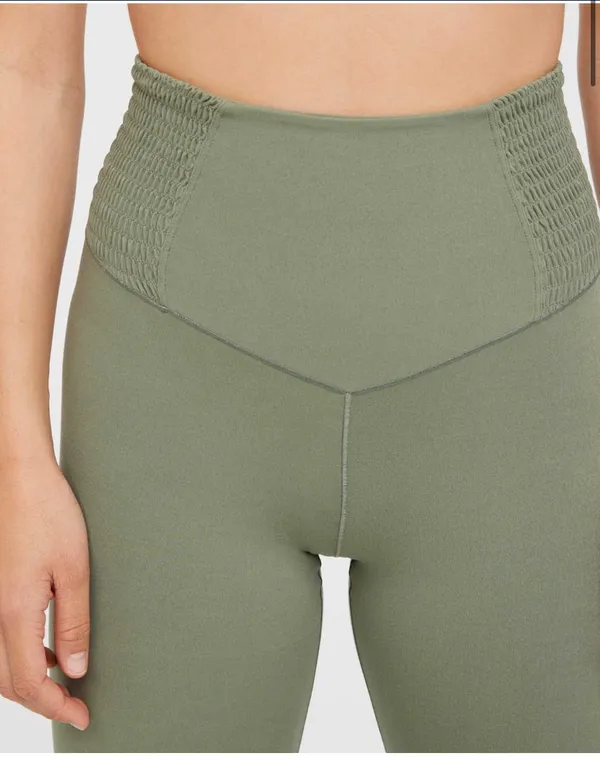 Green Smocked Leggings - Image 3