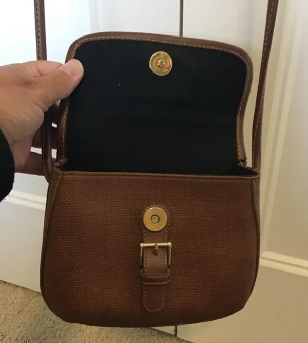 Vintage brown Liz Claiborne crossbody purse - Image 9