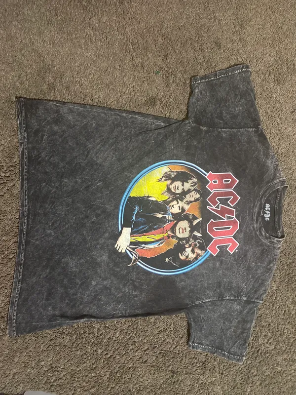 AC/DC Washed Tee Size Large - Image 4