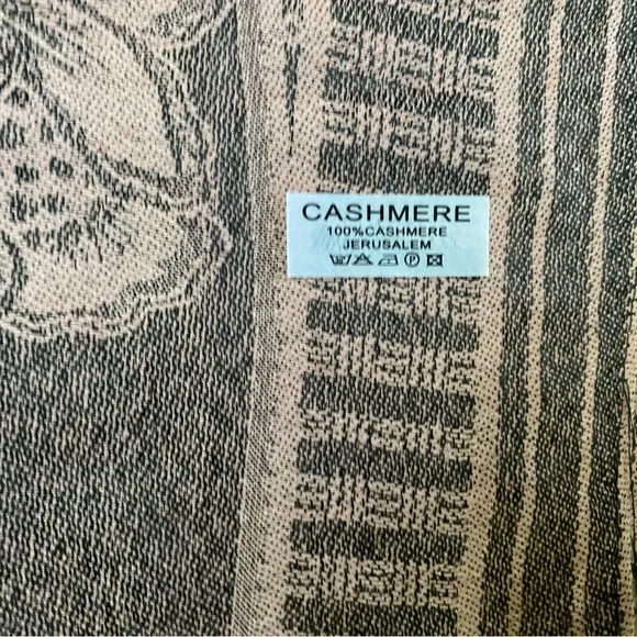 100% Cashmere Pashmina made in Jerusalem — Never Worn - Image 2