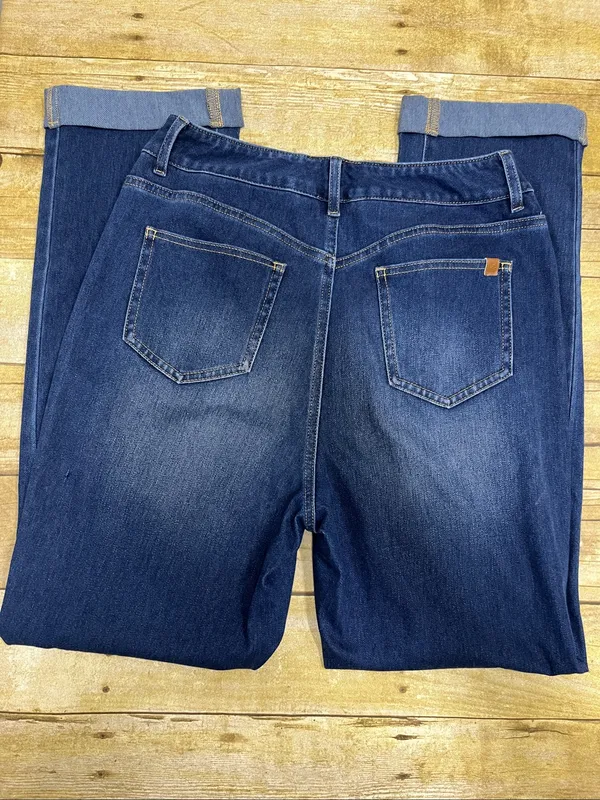 HALARA Dark Blue Stretch Jeans size Small - Image 4