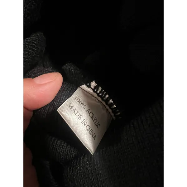 Guns N’ Roses Black Knit Beanie Embroidered Logo Rock Band Hat - Image 4
