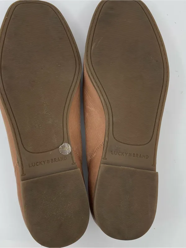 Lucky Brand Canyen slip on tan flat loafers women’s Size 7 1/2M - Image 8