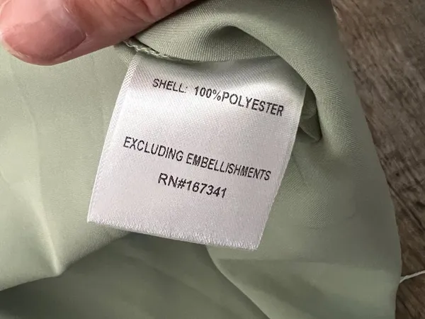 Hello Molly Done with‎ You' Satin Dress - Mint Green size S - Image 11
