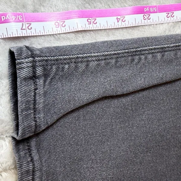 American Eagle Womens Size 8 Mom Jean Black Denim High Rise Stretch Casual - Image 10