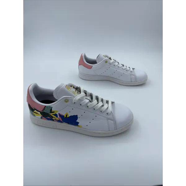 Adidas Stan Smith HER Studio London White Floral Burst Sneakers FW2522 Womens 8 - Image 2
