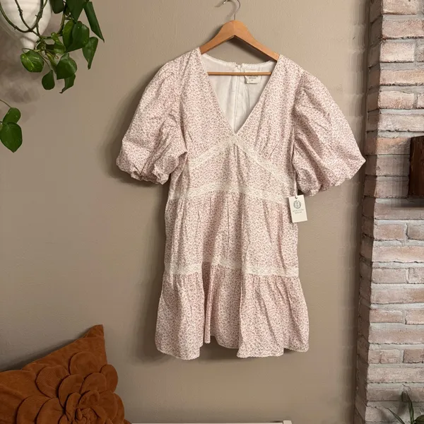 TUCKERNUCK Pink Ditsy Floral Lace Isabelle Mini Dress‎ – Hyacinth House 🌸 - Image 2