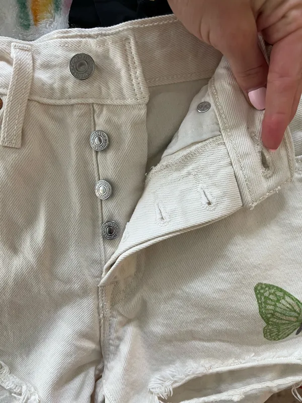 Levi’s Butterfly 501 Denim Shorts - Image 4