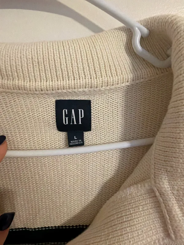 Gab striped V-neck sweater - Image 3